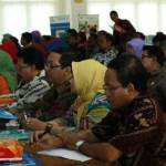 Sejumlah peserta saat mengikuti ikuti acara USAID di Lamongan. (Haris/BangsaOnline)