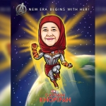 Karikatur Captain Khofifah yang diposting Khofifah di Instagram miliknya. 