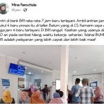 Tangkapan layar postingan Mina Farochida di grup Facebook Jaringan Informasi Tuban (JITU), Kamis (22/9/2022).