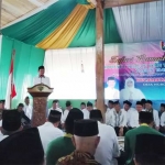 Bupati Tuban Fathul Huda saat kegiatan Safari Ramadhan di Kecamatan Bangilan.