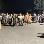 Aksi penolakan yang dilakukan oleh pedagang yang menempati kawasan eks PJKA Pamekasan