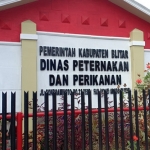 Kantor Disnakan Kabupaten Blitar ditutup sepekan.