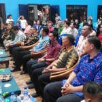 Suasana perayaan Natal Bersama Tahun 2017 di Kecamatan Pacitan.