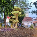 Pembangunan Taman Apsari, Surabaya.