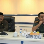 Danrem 083/Bdj bersama Bupati Malang.