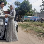 Ahmad Fanani dari Prambon, Sidoarjo dengan Walidatus Sakilah dari Jetis, Mojokerto. (foto: ist)