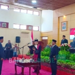 Pelantikan Said Nofandi sebagai Ketua DPRD Kota Blitar.