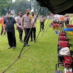 Apel siaga bencana di Alun-Alun Kota Blitar, Selasa (17/11/2020). (foto: ist)