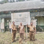 Tim Survei Dispendik Jember mendatangi lokasi SMPN 5 Silo.