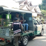 Satu pasangan kumpul kebo dibawa ke kantor Satpol PP Tuban.