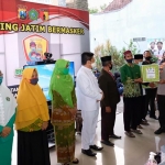 Launching Jatim Bermasker Polresta Sidoarjo. (foto: ist).