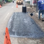 Salah satu ruas jalan penghubung antar desa yang diperbaiki.