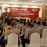 Acara Tatap Muka Kapolda Jatim Bersama Seluruh Bhabinkantibmas Pasuruan Raya. (foto: ist).