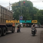 Keadaan lalu lintas di Kota Probolinggo. Foto: SUGIANTO/BANGSAONLINE