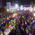 Festival kuliner di jalan Tunjungan saat gelaran PrepCom beberapa waktu lalu.