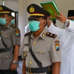Pengambilan sumpah jabatan Kapolsek Ngantang.