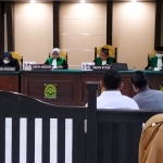 Suasana sidang di Pengadilan Agama Pamekasan.