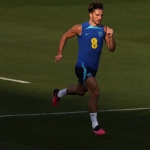 Jack Grealish sedang berlatih untuk persiapan menghadapi Prancis dalam perempat final Piala Dunia.