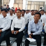 Peserta Ujian Seleksi Kompetensi Dasar (SKD) CPNS sesi pertama di hari pertama (Selasa, 18/2).
