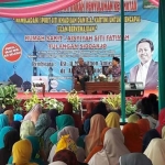 Suasana Tabligh Akbar dalam rangka peringatan Isra Mi