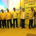 Plt Ketua DPD Partai Golkar Jatim, Zainudin Amali membuka orientasi fungsionaris Partai Golkar se-Jatim. foto: DIDI ROSADI/ BANGSAONLINE