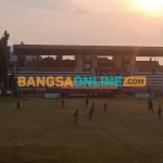 Turnamen Wali Kota Probolinggo Cup U-45 di Stadion Bayuangga. Foto: SUGIANTO/BANGSAONLINE