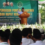 Anwar Sadad menjadi pembicara pada silaturrahim pengasuh pondok pesantren sekaligus Pengukuhan Robithoh Ma