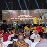 Launching Tahapan Pilkada Sidoarjo 2020 bertempat di Ballroom The Sun Hotel Sidoarjo, Sabtu (1/2/2020) malam.