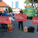 Pasien Hotel Asrama Haji yang akan pulang ke rumah masing-masing setelah dinyatakan sembuh. (foto: ist.).