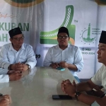 Anggota FJN atau Forkom Jurnalis Nahdliyin saat merayakan Harlah ke-4.