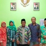 Kasubdit Advokasi Haji Kemenag RI, Muhammad Agus Syafik, foto bersama jajaran Kemenag Tuban.