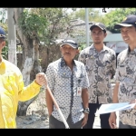 Wabup Hari Wuryanto saat sidak proyek milik Pemkab Madiun.