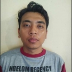 Tersangka Jensen Erfan Yulianto (29) diamankan di Mapolresta Sidoarjo.