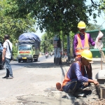Salah satu pembangunan PJU di Kabupaten Pasuruan. (foto: ist).