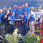 Tim pemenang 1, 2, dan 3 di kejuaraan balap sepeda ITDBI 2019.