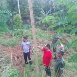 Peninjauan daerah rawan longsor di desa Jurug, Ponorogo.
