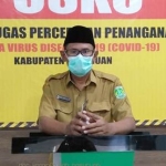 Juru Bicara Gugus Tugas Penanganan Covid-19 Kabupaten Pasuruan, Anang Syaiful Wijaya.