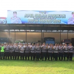 Apel Operasi Patuh Semeru 2025 di Mapolres Mojokerto Kota.