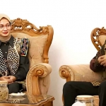 Wali Kota Kediri saat berbincang dengan Ketua DPD LDII Kota Kediri.