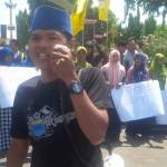 Ketua Panitia Konfercab PC PMII Sumenep, Hazmi. foto: rahmatullah/ BANGSAONLINE
