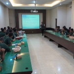 Suasana pelatihan jurnalistik yang digelar Korem 084/BJ. Foto: Ist