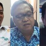 KANDIDAT KUAT: Dari kiri, Kadishub Andhy Hendro Wijaya, Kepala DPU Bambang Isdianto, dan Kepala BKD M. Nadlif. foto: syuhud/ BANGSAONLINE
