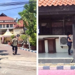 Lokasi pertikaian di Samsat Ketintang, Surabaya.