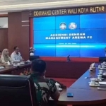 Pertemuan Arema FC dengan Pemkot Blitar.