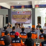 Program Destana atau Desa Tangguh Bencana BPBD Jatim di Desa Sungairujing, Kecamatan Sangkapura, Pulau Bawean, Gresik.