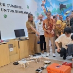Riset drone mitigasi bencana yang dilakukan akademisi dari Jepang bersama BRIN dan BPBD Jatim.