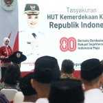 Wali Kota Kediri saat memberi sambutan.