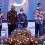 Wali Kota Mojokerto, Ika Puspitasari, saat melaunching aplikasi Mojokerto Idaman.