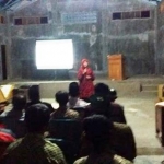 Kegiatan wawasan kebangsaan dalam rangka TMMD ke 103 di Desa Kalipelus, Kecamatan Kebonagung.