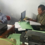 Ruang Sekretariat DPC PKB Trenggalek di jalan Veteran. foto: HERMAN/ BANGSAONLINE